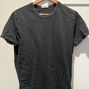 Buck Mason Black Curve Hem Tee MiUSA Small